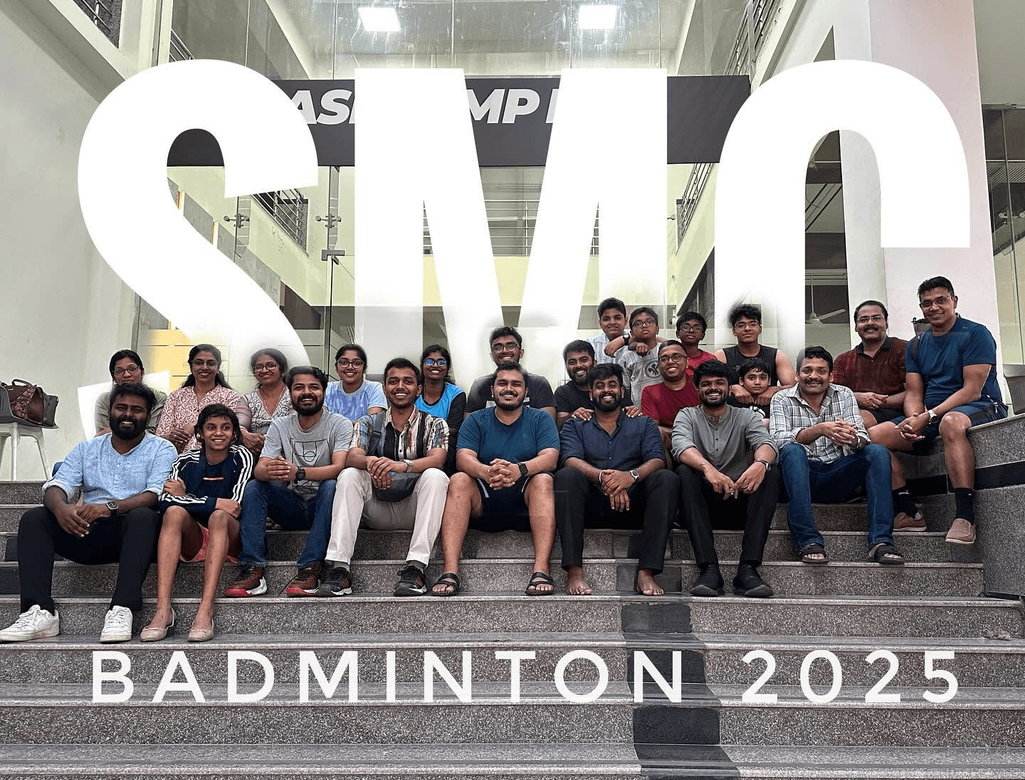 Parish youth gathered for the Badminton 2025 event